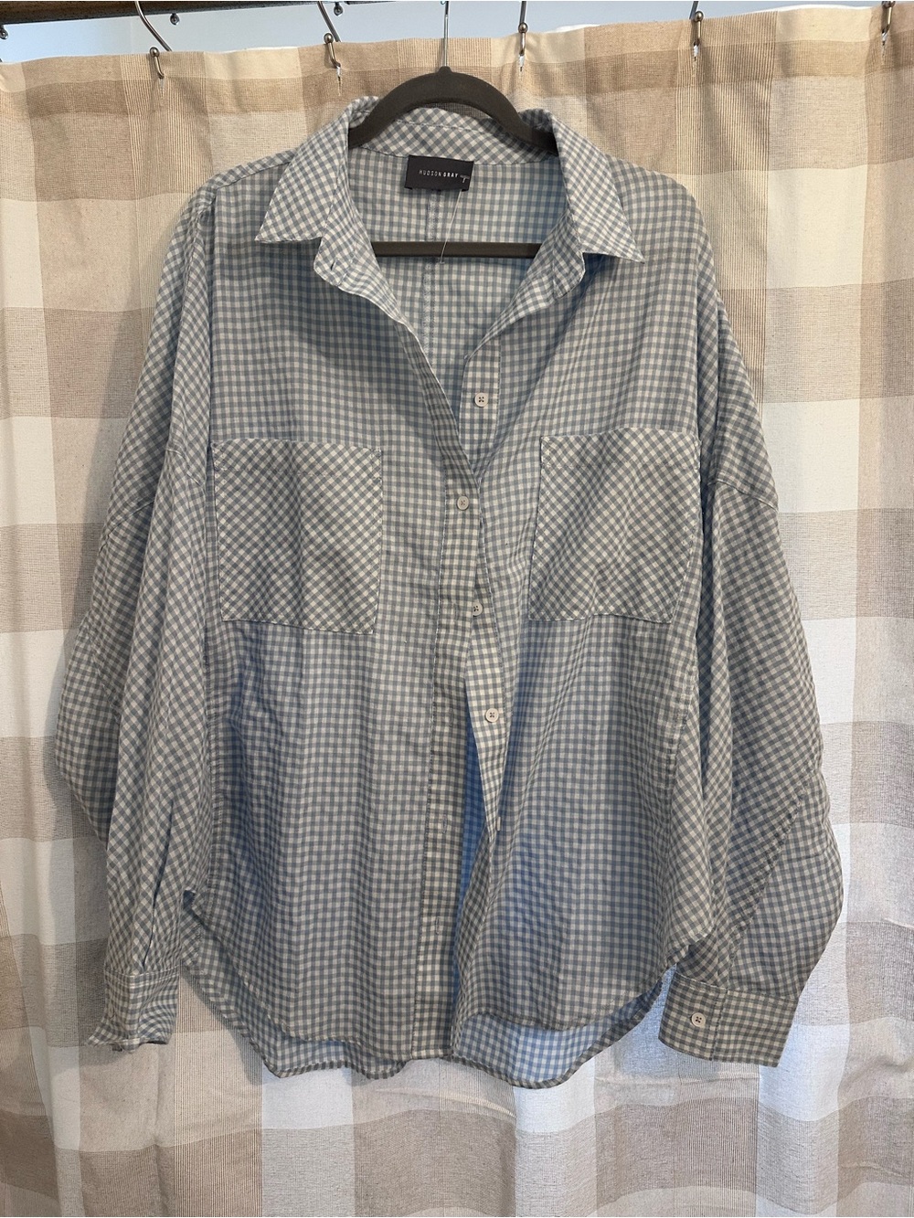 Rails Women's Blue Gingham Button-Down Shirt